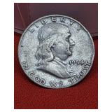 1954-D Franklin Silver Half Dollar