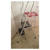 Fold up two step ladder
