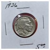 1936 Buffalo Nickel