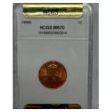 1999D Penny American Graded