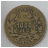 1924 Brazil 1000 Reis