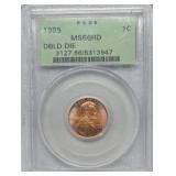 1995 Double die Penny American Graded