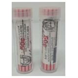 2- 50 cent Penny Rolls