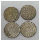 4-Netherlands East Indies 1942 P 1/4 Gulden