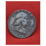 1953-D Franklin Silver Half Dollar