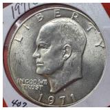 1972-S Eisenhower 40% Silver Dollar