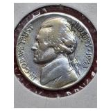 1943-D Jefferson 35% Silver Nickel