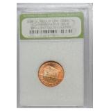 2009D penny log cabin uncirculated