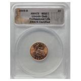 2009-D LINCOLN CENT INAUGURAL EDITION