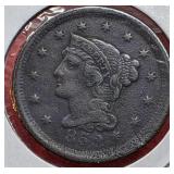 1852 Braided Hair Cent