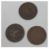 4-Netherlands 1 cent coins