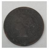 1882 canadian large one cent