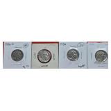 3-1936, 1-1936-D Buffalo Nickels