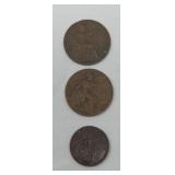 1-1913 and 1-1919 Great Britain Half Penny King