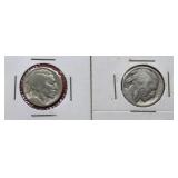 2-1923 Buffalo Nickels One Marked S?