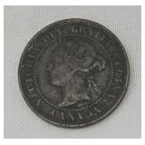 1886 canadian large one cent