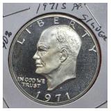 1971-S  Proof Eisenhower 40% Silver Dollar