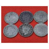 3-1900 & 3-1904 Liberty Nickels