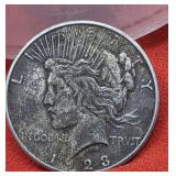 1923-S Peace Silver Dollar