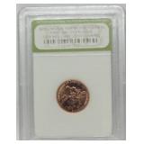 2009 Lincoln uncirculated penny graded