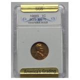 1968S Penny American Graded