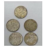 5-Netherlands East Indies 1942 P 1/4 Gulden