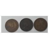 1904 Canadian large one cent1905 Canadian large