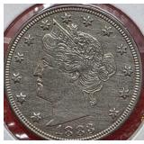 1883 Liberty Nickel Without Cents