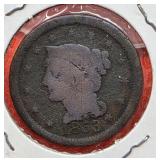1853 Braided Hair Cent