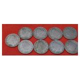 9-1910 Liberty Nickels