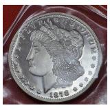 2oz.  LARGE Morgan Silver Round