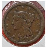 1856 Braided Hair Cent