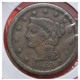 1853 Braided Hair Cent