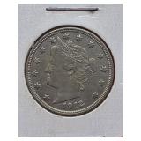 1912 Liberty Nickel With Cents
