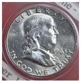 1963-D Franklin Silver Half Dollar