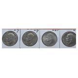 4-1776-1976 Bicentennial Eisenhower Dollars