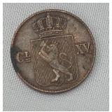 1867 1/2 Skilling Norway