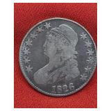1828 CAPPED BUST SILVER HALF DOLLAR