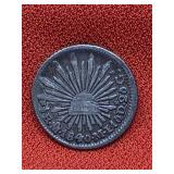 1840 Mexico 1/2 Real