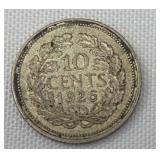 1926 Netherlands 10 Cent Coin
