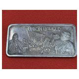 Union Upheld 1Troy oz. .999 Fine Silver Bar