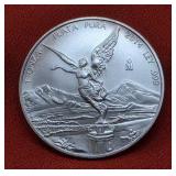 2014 1 Oz Onza Ley 999 SILVER MEXICO Liberty
