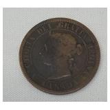 1888 canadian large one cent