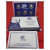 1999 50 State Quarter  Proof Set