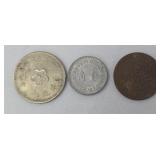 1-China Taiwan 1 Yuan Coin BU GEM Plum Blossom