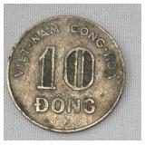 1964 Vietnam 10 Dong Coin Viet-Nam Cong-Hoa Rice
