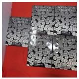 5 Empty Washington State Quarter Books