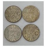 4-Netherlands Eest Indies 1942  1/4 Gulden
