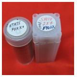 2 Rolls Of State Parks Quarter Mixed  Containers