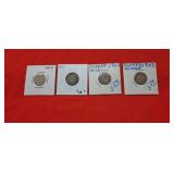 1-1862 Indian head penny 3-1863 Indian head